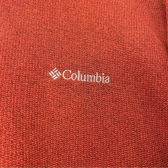 Columbia Women 1/4-Zip Sweater Pullover Top in Deep Orange (Size Large) - Picture 2 of 5